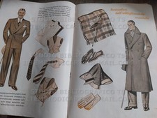 LA MODA MASCHILE rivista sarto da uomo - n.1 - 1937 Sartoria Moda Abiti Tessuti