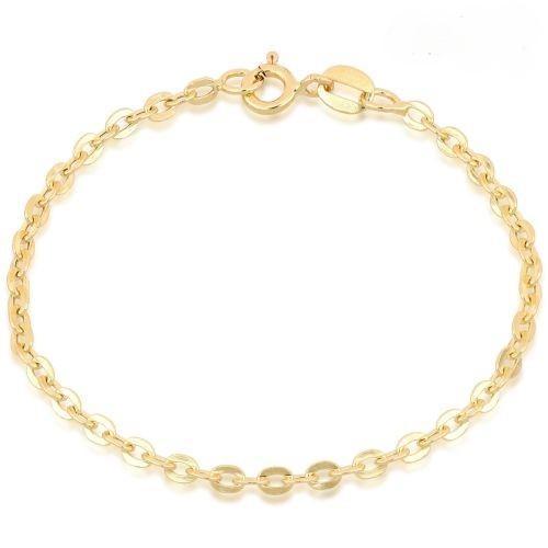 Bracciale catenina rolo oro - bracciale,