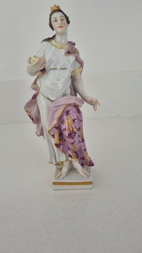 Meissen figurine regal lady - meissen,