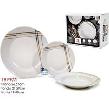 SERVIZIO 18 PZ PIATTI NATALIZI