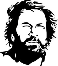 Adesivo BUD SPENCER nero