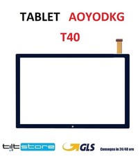 VETRO TOUCH SCREEN AOYODKG T40 TABLET SCHERMO NERO