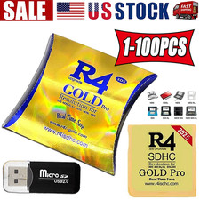 Versione 2025 R4 Gold Pro SDHC R4i per cartuccia DS/3DS/2DS Revolution + USB