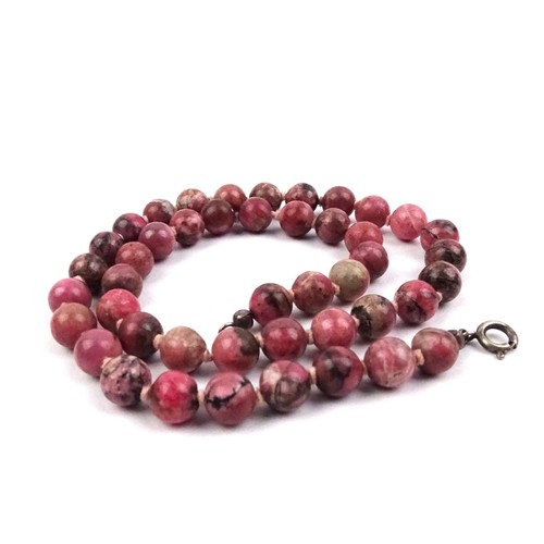 Collana vintage rodonite mm - collana, 8