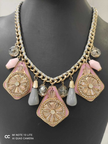 Collana moda catena ciondoli - moda,
