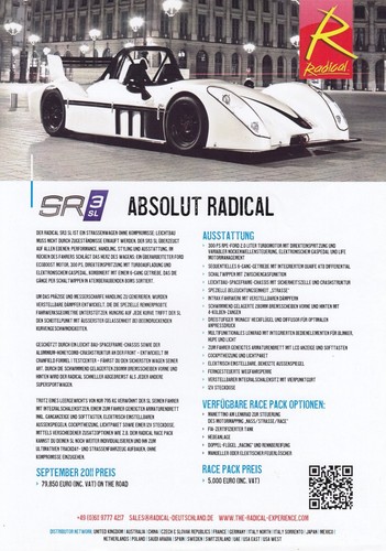 Radical sr3 sportscar - radical,