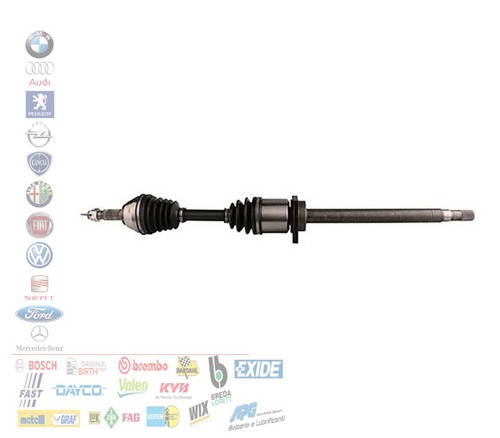 Semiasse semi albero - albero, dx