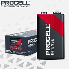 10 Duracell Procell Intense 9v