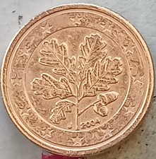 1 Cent Germania 2004 J rara da collezione