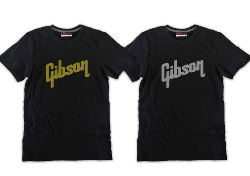 Tshirt stampa gibson nera - stampa,