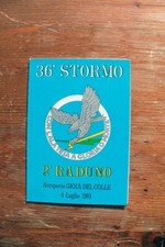 CARTOLINA COMMEMORATIVA 2°RADUNO 36° STORMO CACCIA GIOIA DEL COLLE '81 (F130855)