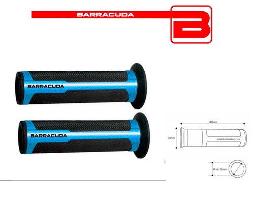 Barracuda manopole race blu - race,