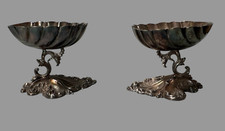 Coppia di antichi portasale