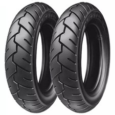COPPIA COPERTONI MICHELIN S1 3 50 10 TUBELESS PER SCOOTER VESPA