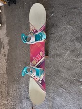 Salomon Lotus 146 Snowboard + Attacchi Burton Stiletto Tg. M Donna Ragazza