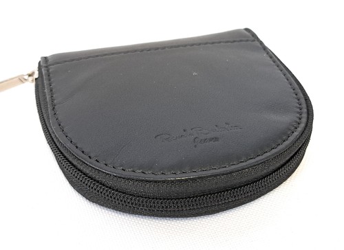 Portamonete con zip pelle - zip,