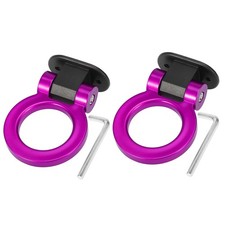 2 Purple Ring Shape Car Tow