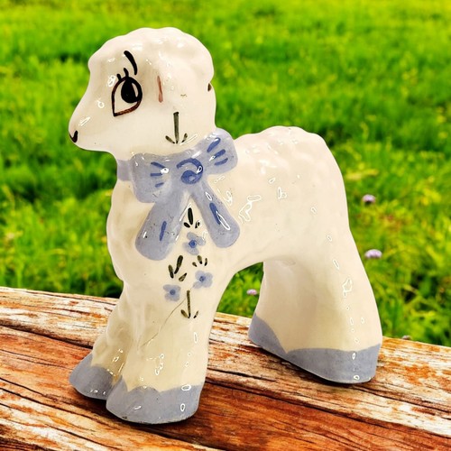 Portamonete agnello ceramica