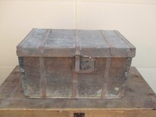 FORZIERE CASSA ANTICO IN LEGNO