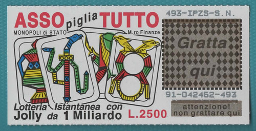 Gratta vinci lotteria asso - vinci,