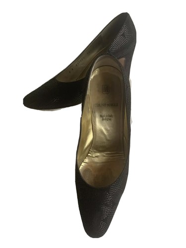 Bruno magli black suedeleather - bruno,