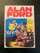 ALAN FORD N. 19 I TRE DI YUMA NON DI RESA CON ADESIVI 1970