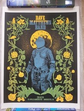 Dave Matthews Band Poster Manchester UK 29th April 2024 Numbered