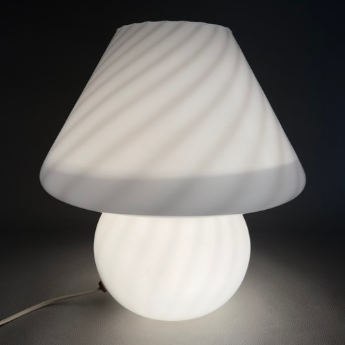 Lampada tavolo fungo vetro - lampada,
