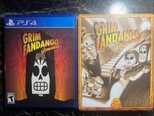 Grim Fandango Remastered - Limited Edition - Iam8bit - PS4 New Sealed With Cover