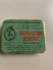 Bioplastina Serono Scatola Medicinali In Latta Vintage