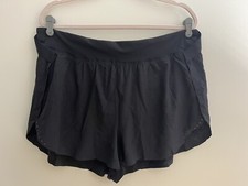 Lululemon Fast Free HR Short 2” Airflow ISEM/BLK nero nuovo con etichette taglia 14