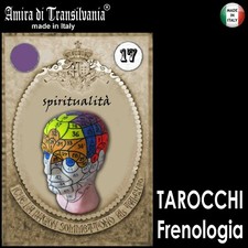 frenologia tarocchi rari libro testa mappe funzioni psichiche cranio teschio kit