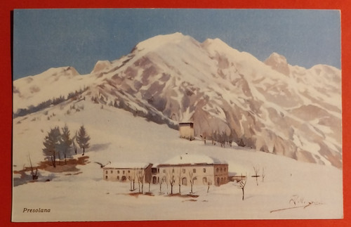 Cartolina bergamo presolana - cartolina,