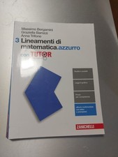 LINEAMENTI DI MATEMATICA AZZURRO Massimo Bergamini  ISBN 9788808833495