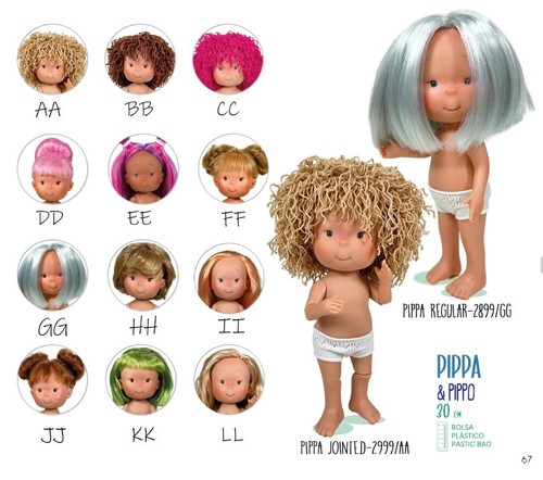 Bambola pippa pippo di - pippo,