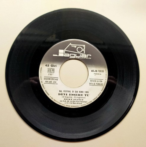 Disco vinile giri ricky - vinile, 45