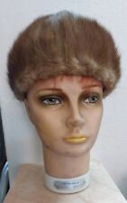 CAPPELLO DONNA IN PELLICCIA DI VISONE VINTAGE 