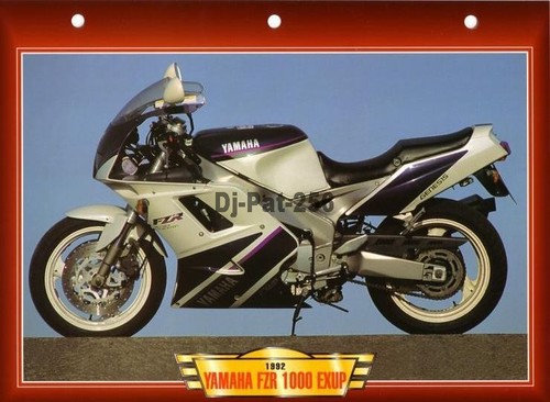 Fiche moto yamaha - fiche, 1000