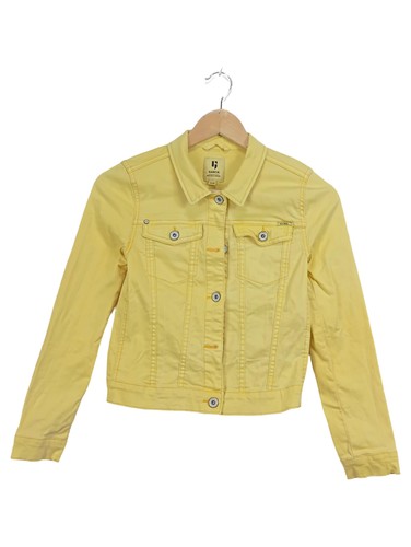 Giacca jeans garcia gialla - giacca, di