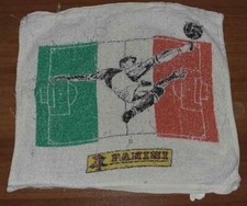 TOVAGLIA ASCIUGAMANO Vintage GADGET CALCIATORI PANINI Logo CALCIO album,figurine