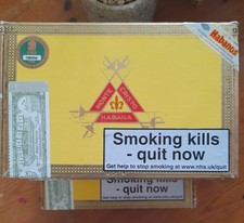 Montecristo No. 2 Wooden Cigar Box Empty & Montecristo No. 4 Wooden Cigar Box