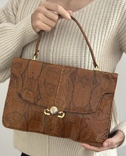 Borsa vintage anni 60 in pelle