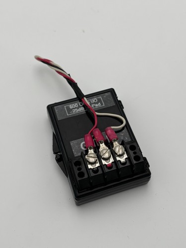 600 ohm 25db pad 3 - i/o, h-pad