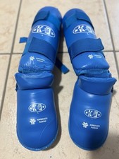 Parastinchi Protezione per il collo del piede della gamba Karate/Arti Marziali-L