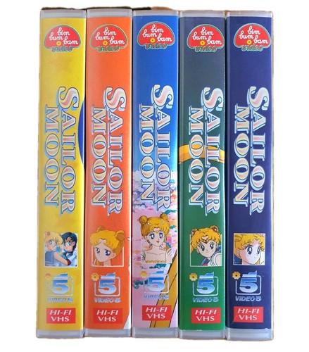 Sailor moon videocassette - moon,