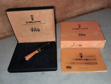 STILOGRAFICA DELTA DOLCEVITA MEDIUM PENNINO ORO 18 Kt IN BOX CON GARANZIA CVPS