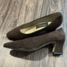 Scarpe eleganti donna tacco Sesto Meucci Florance marrone leopardato tg 6 M US