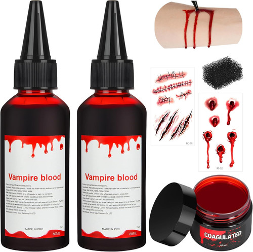 Sangue finto 60ml gel - sangue, finto,