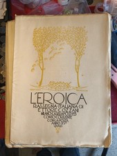 L'eroica. Rassegna italiana di
