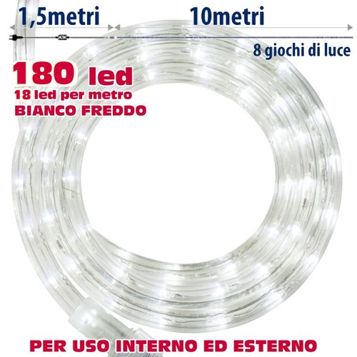 Tubo luminoso natalizio - luminoso, 10